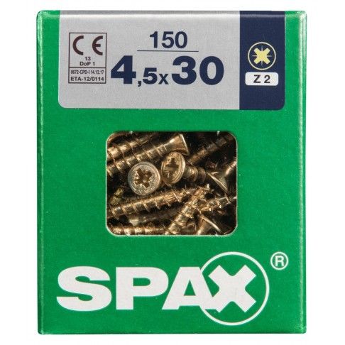 SPAX CP YELLOX 4,5x30mm L SPAX CP YELLOX 4,5x30mm L