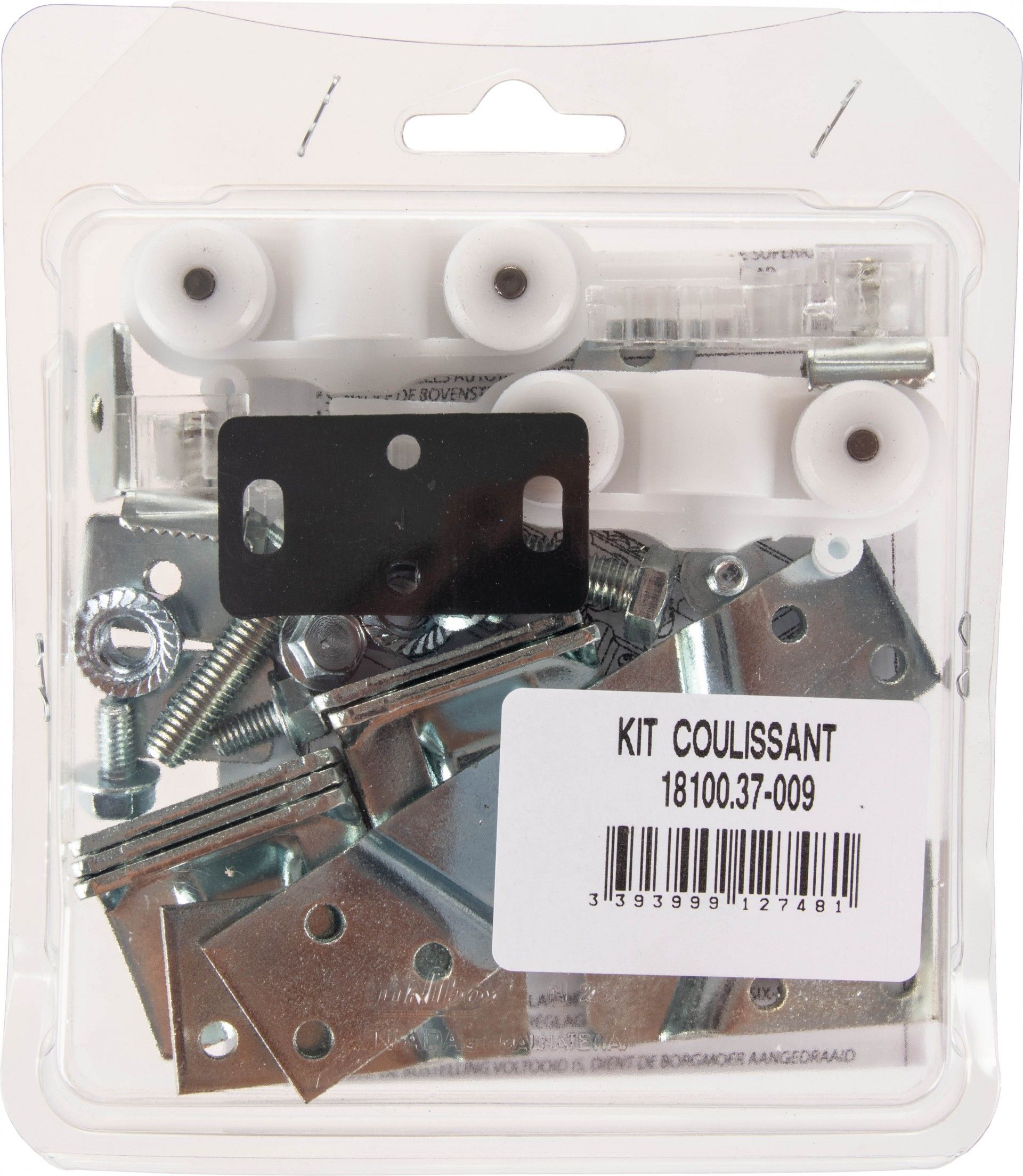 Kit Acessórios Porta Deslizante Exterior Branco