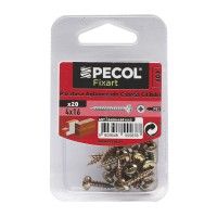 Parafuso Aglomerado Cabe�a Embeber Pz 4x16