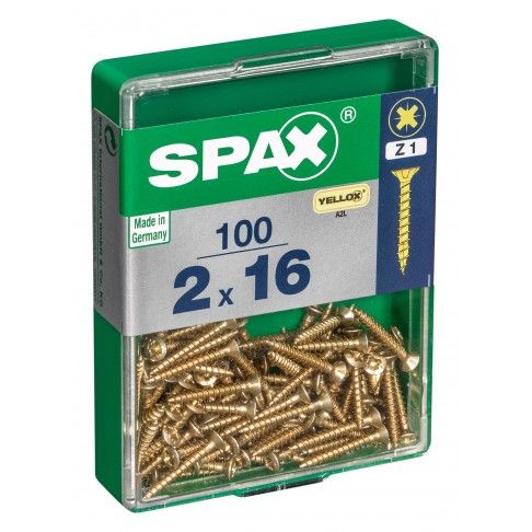 SPAX CP YELLOX 2x16mm M SPAX CP YELLOX 2x16mm M