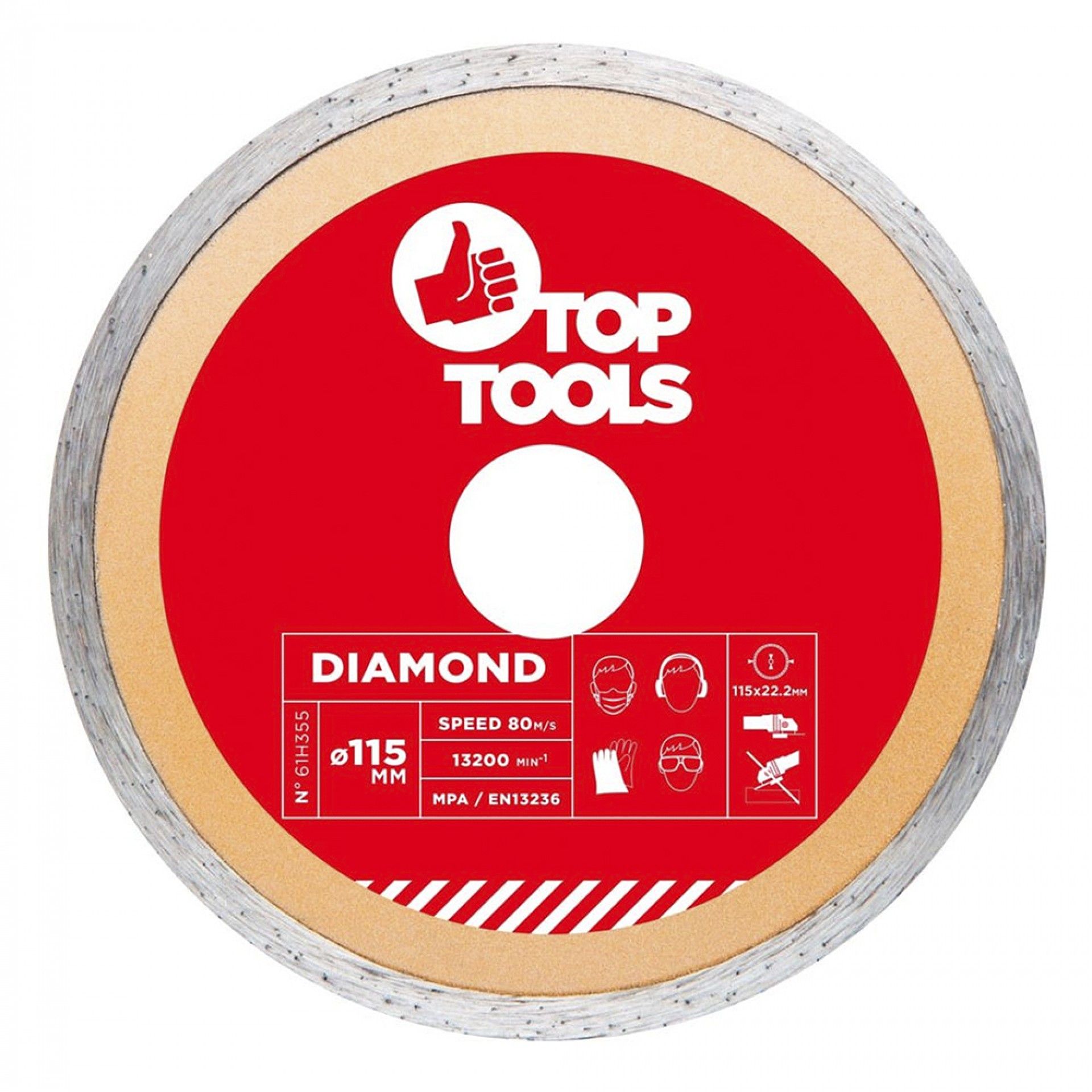 Disco Diamante Contínuo 115mm