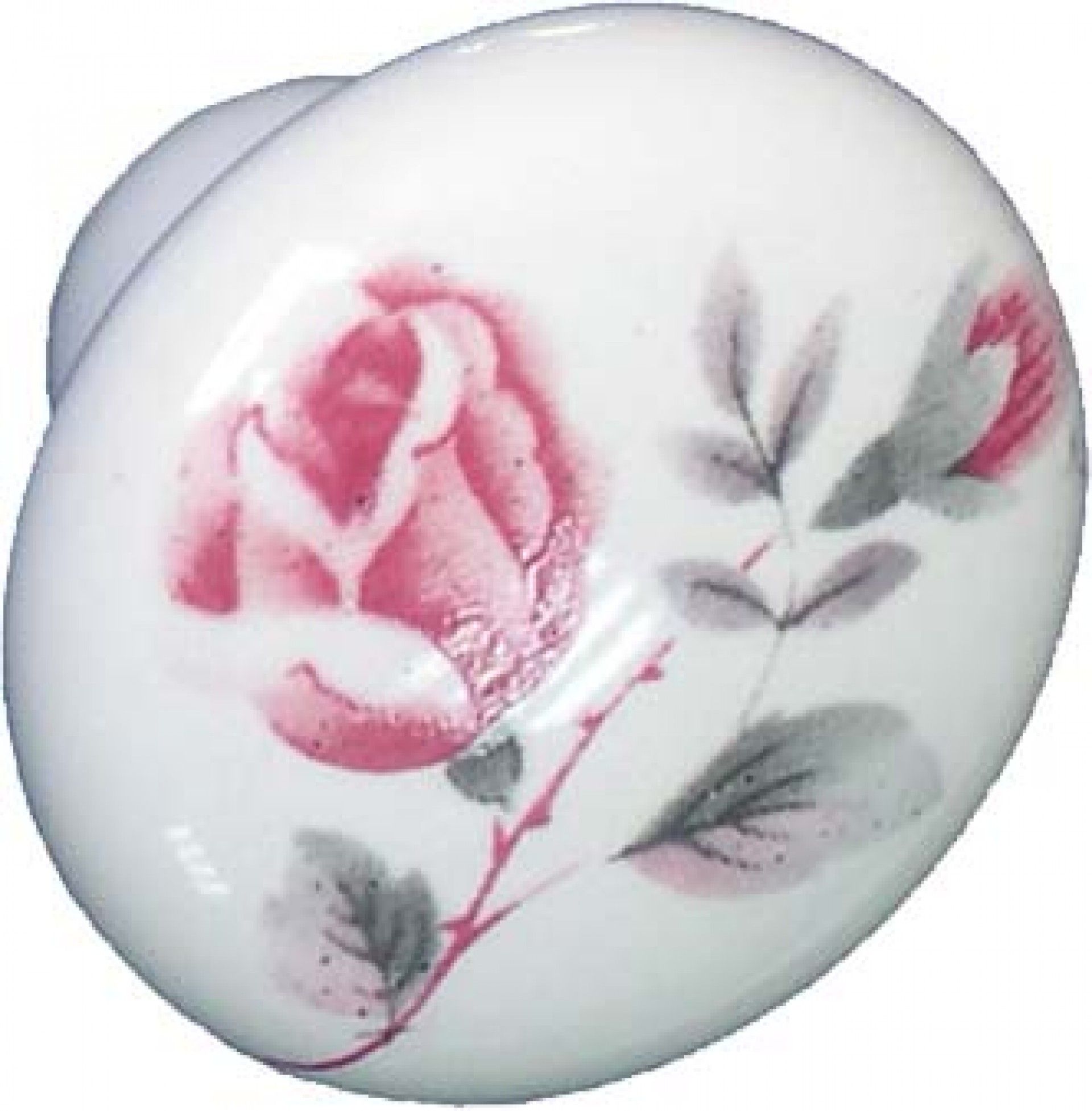 Puxador Móvel Flores Rosa Porcelânico D32mm