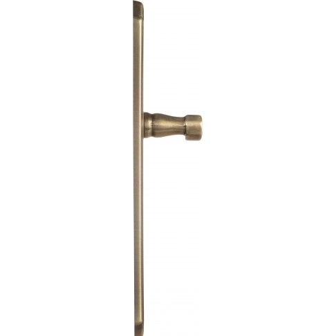 Puxador De Porta Placa Oxidado Franc�s