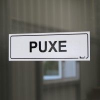 Sinalética Autocololante Horizontal "Puxe" Sinalética Autocololante Horizontal "Puxe"