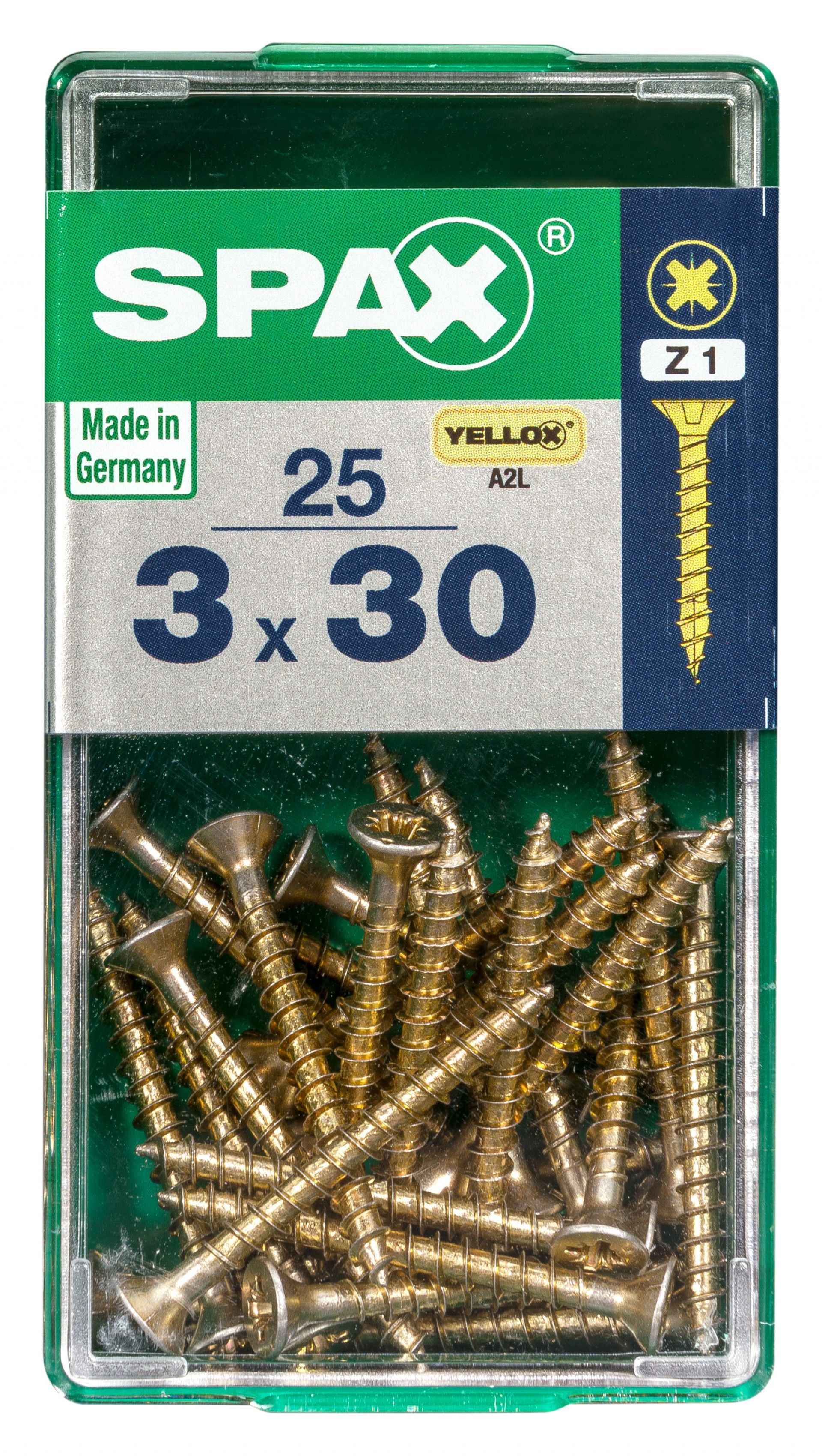 SPAX CP YELLOX 3x30mm S
