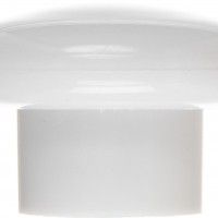 Puxador Móvel Redondo Plástico 40mm Branco Puxador Móvel Redondo Plástico 40mm Branco