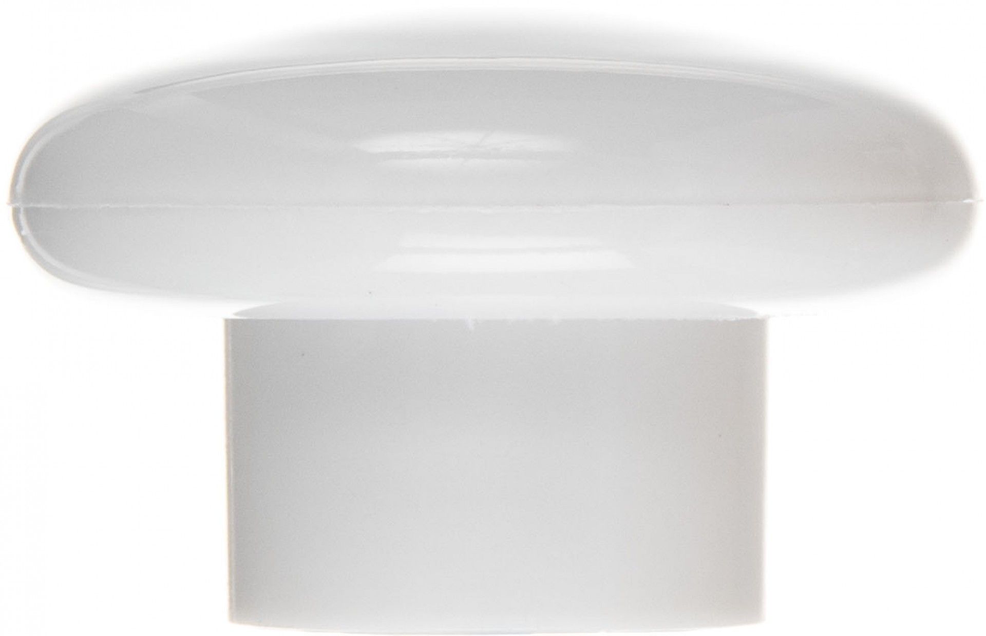 Puxador Móvel Redondo Plástico 40mm Branco