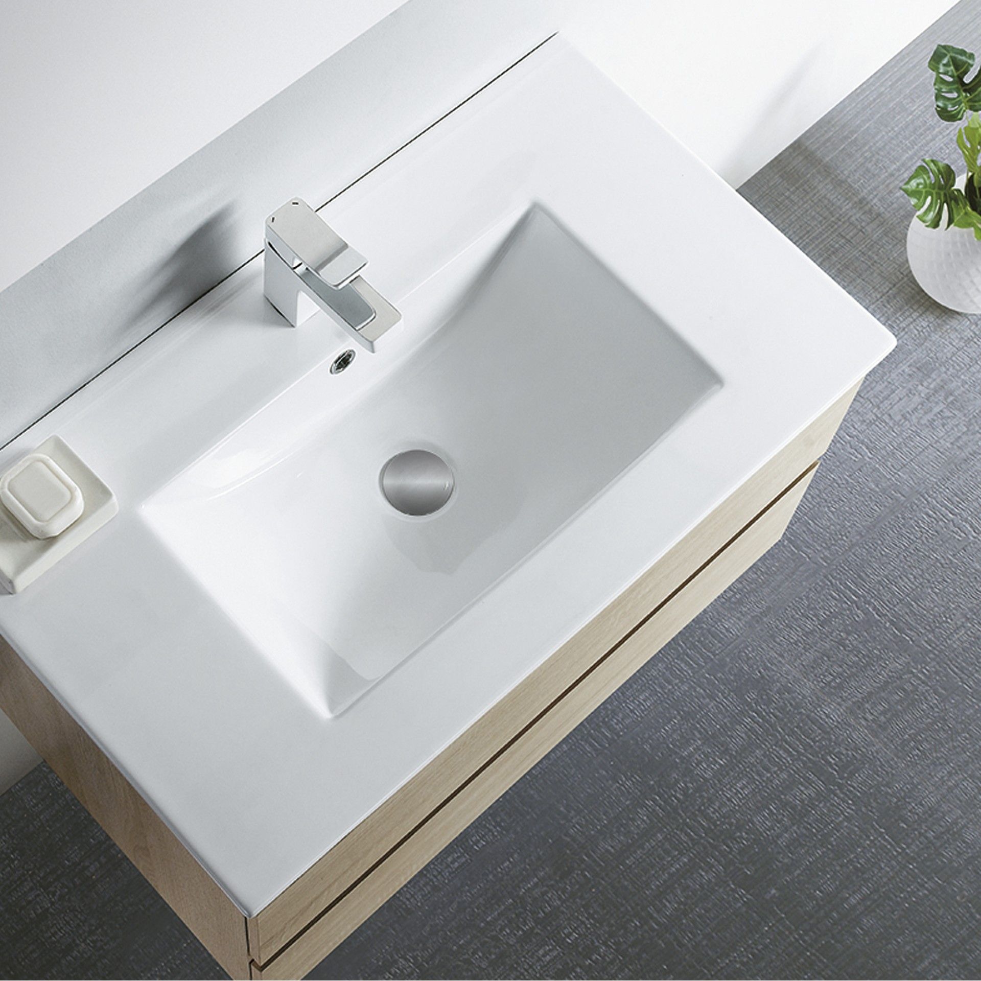 Lavatório encastrar TUY Branco