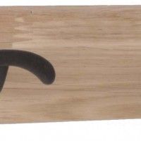 Cabide 4 Ganchos Madeira Preto Cabide 4 Ganchos Madeira Preto