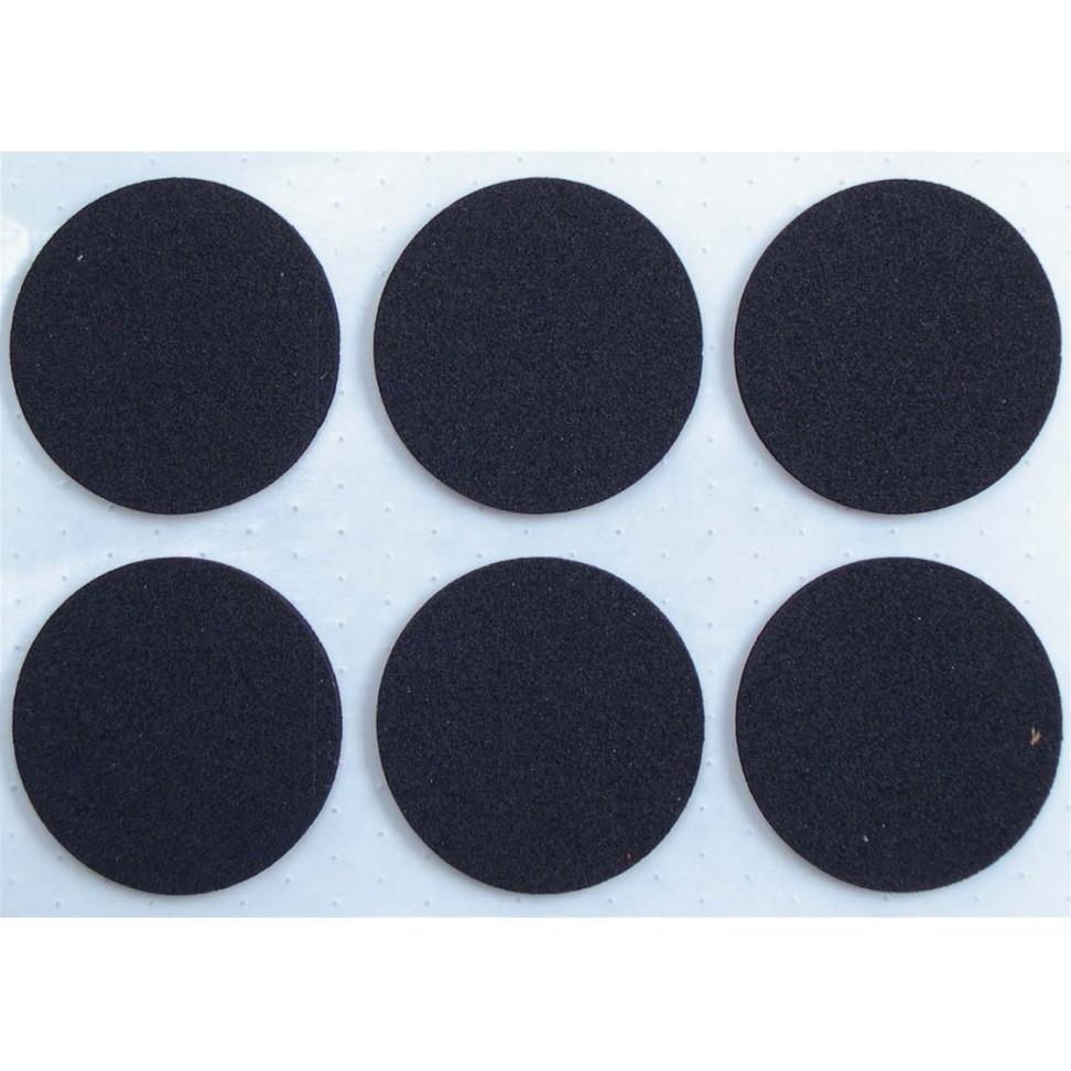 Proteção Adesivo D30mm Preto 6 unidades Proteção Adesivo D30mm Preto 6 unidades