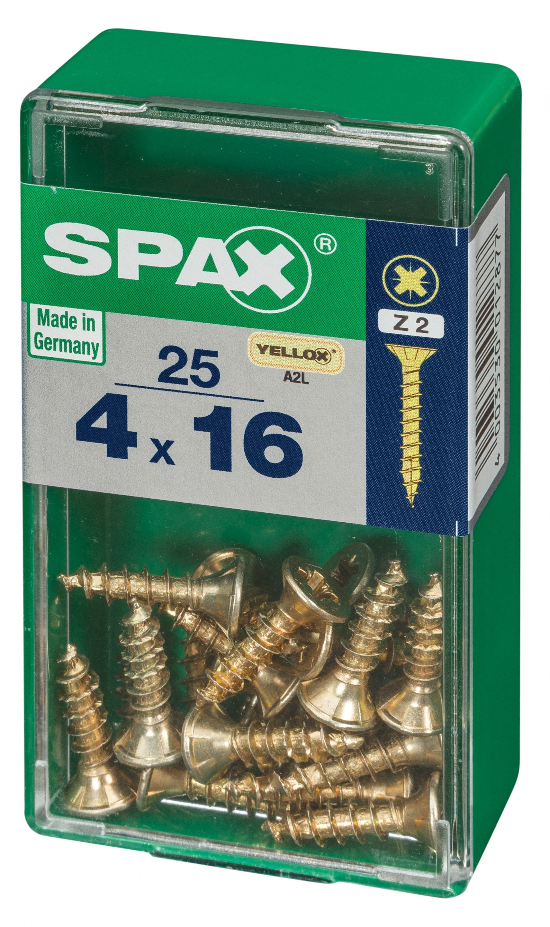 SPAX CP YELLOX 4x16mm S