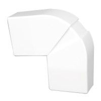 Ângulo Plano para Calha 40x16mm Branco Ângulo Plano para Calha 40x16mm Branco