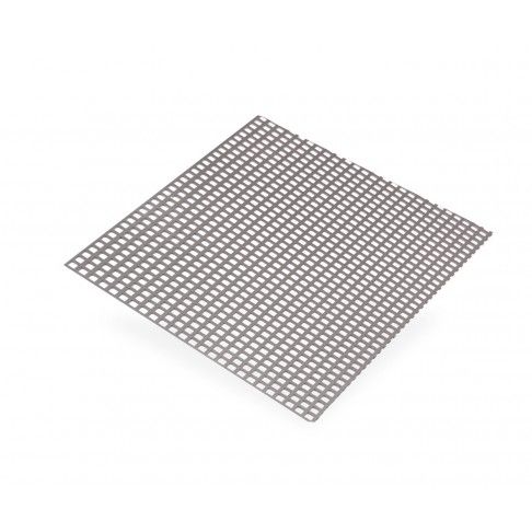 Chapa aço bruto, perfurada quadrados - 500x500mm Chapa aço bruto, perfurada quadrados - 500x500mm