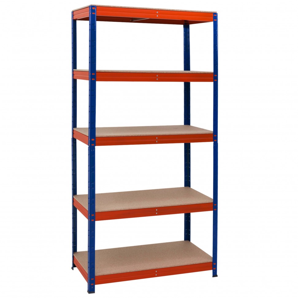 Estante Laranja/ Azul