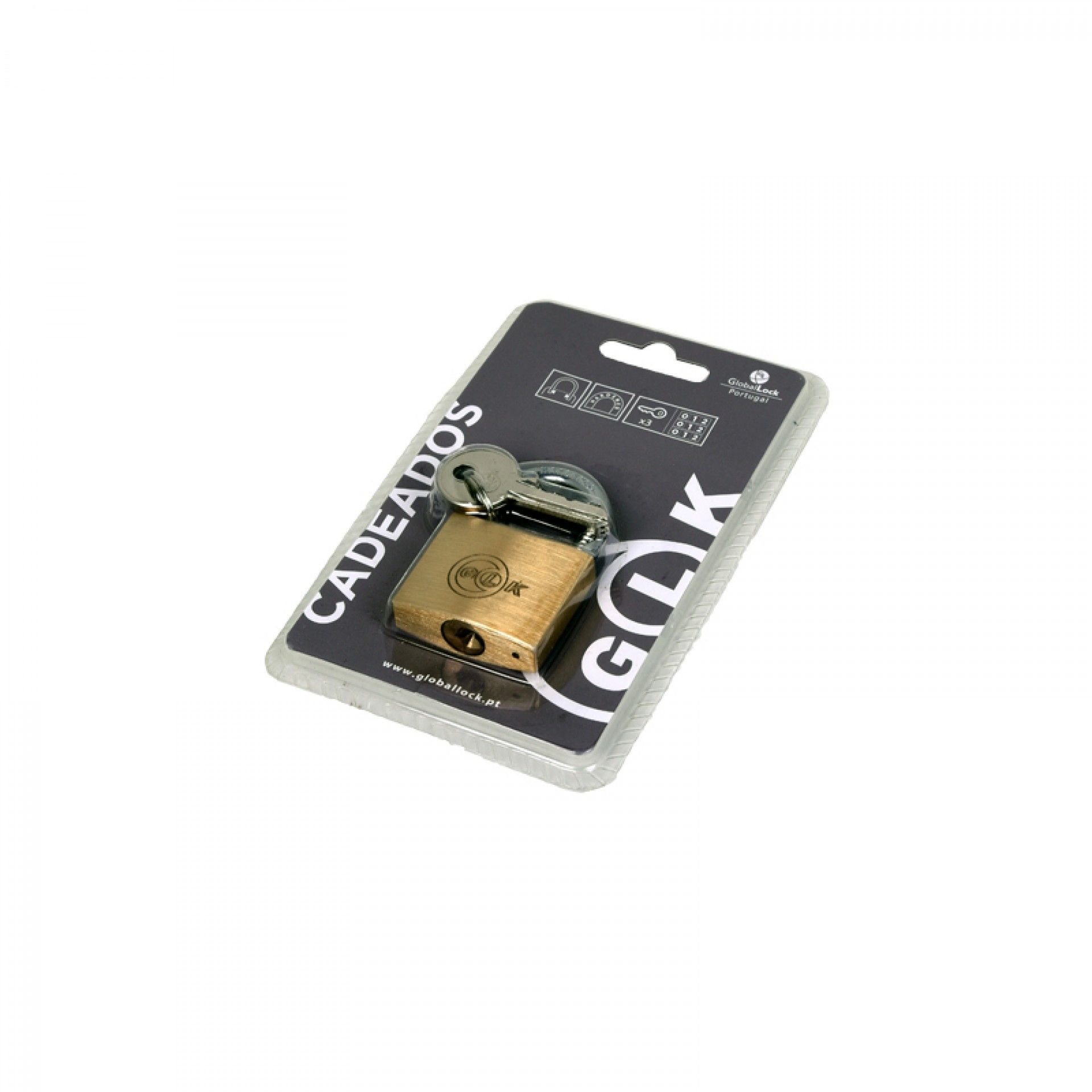 Cadeado Latão 40 mm 3 Chaves