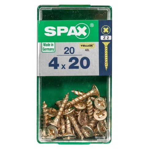 SPAX CP YELLOX 4x20mm S SPAX CP YELLOX 4x20mm S