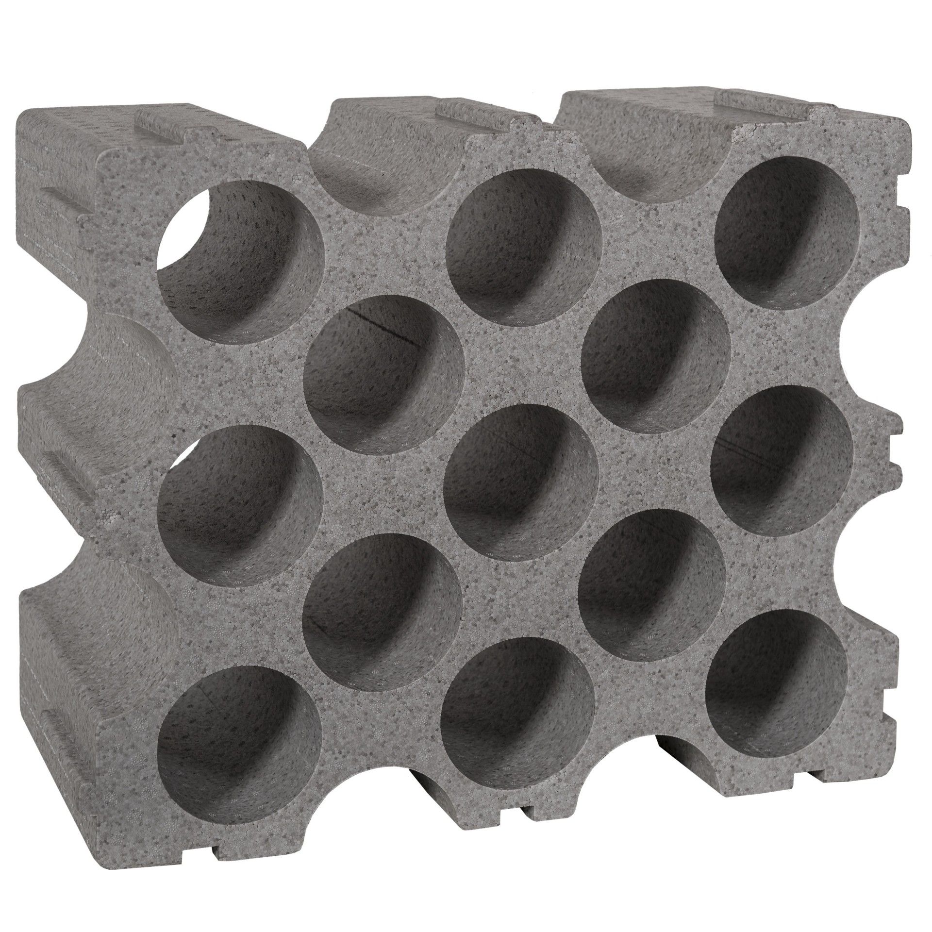 Garrafeira Poliéster Cinza