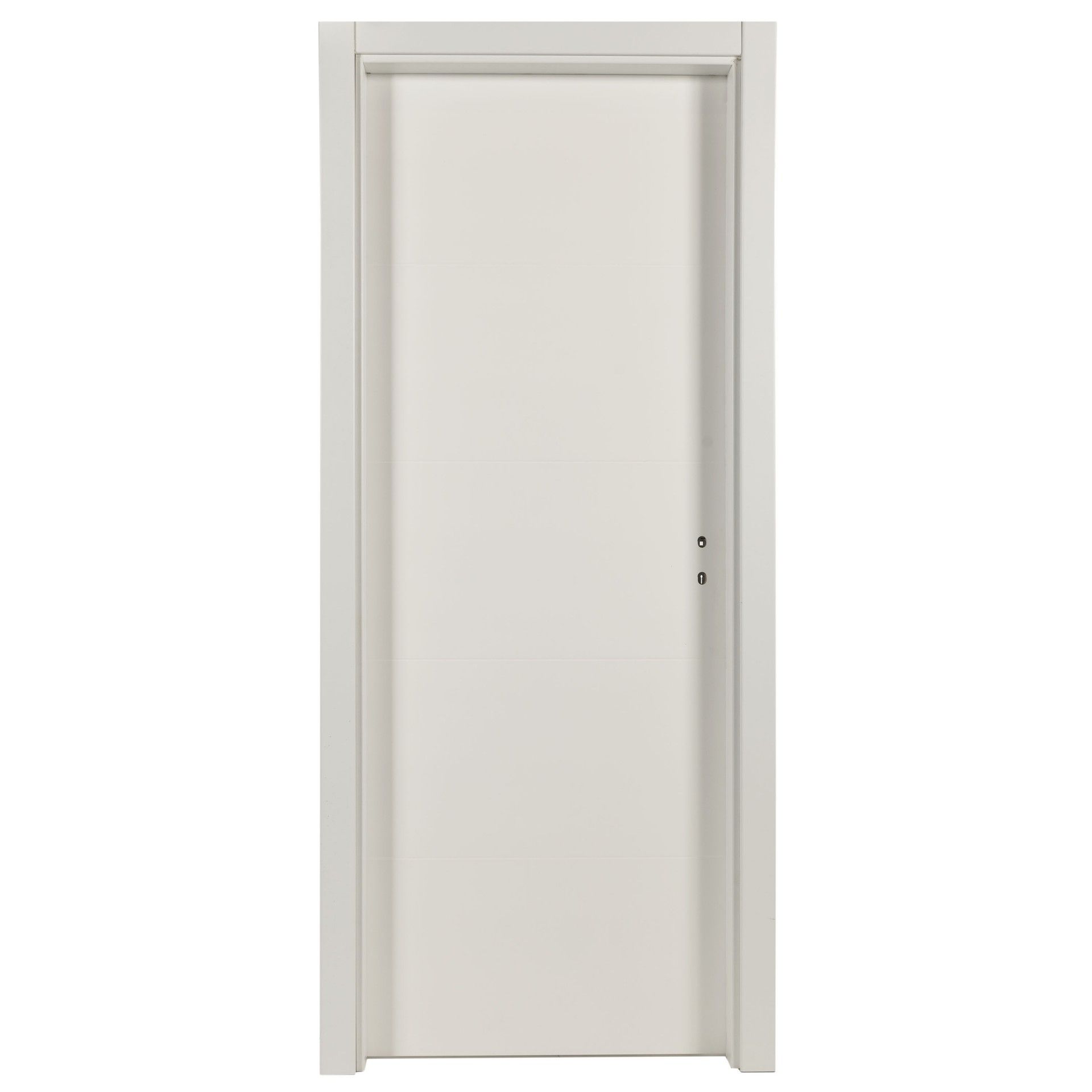 Kit Porta + Aro Lacado Branco