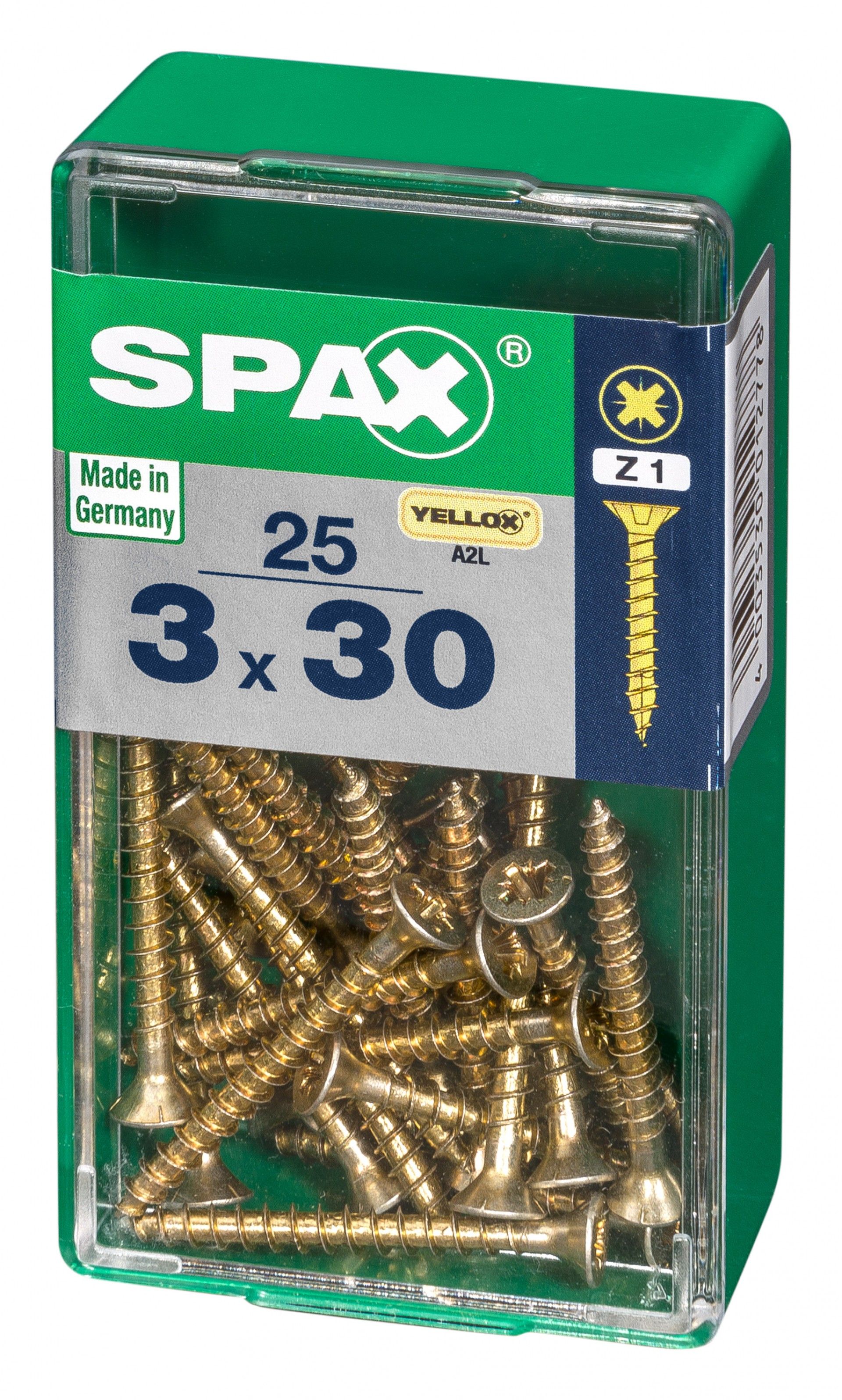 SPAX CP YELLOX 3x30mm S