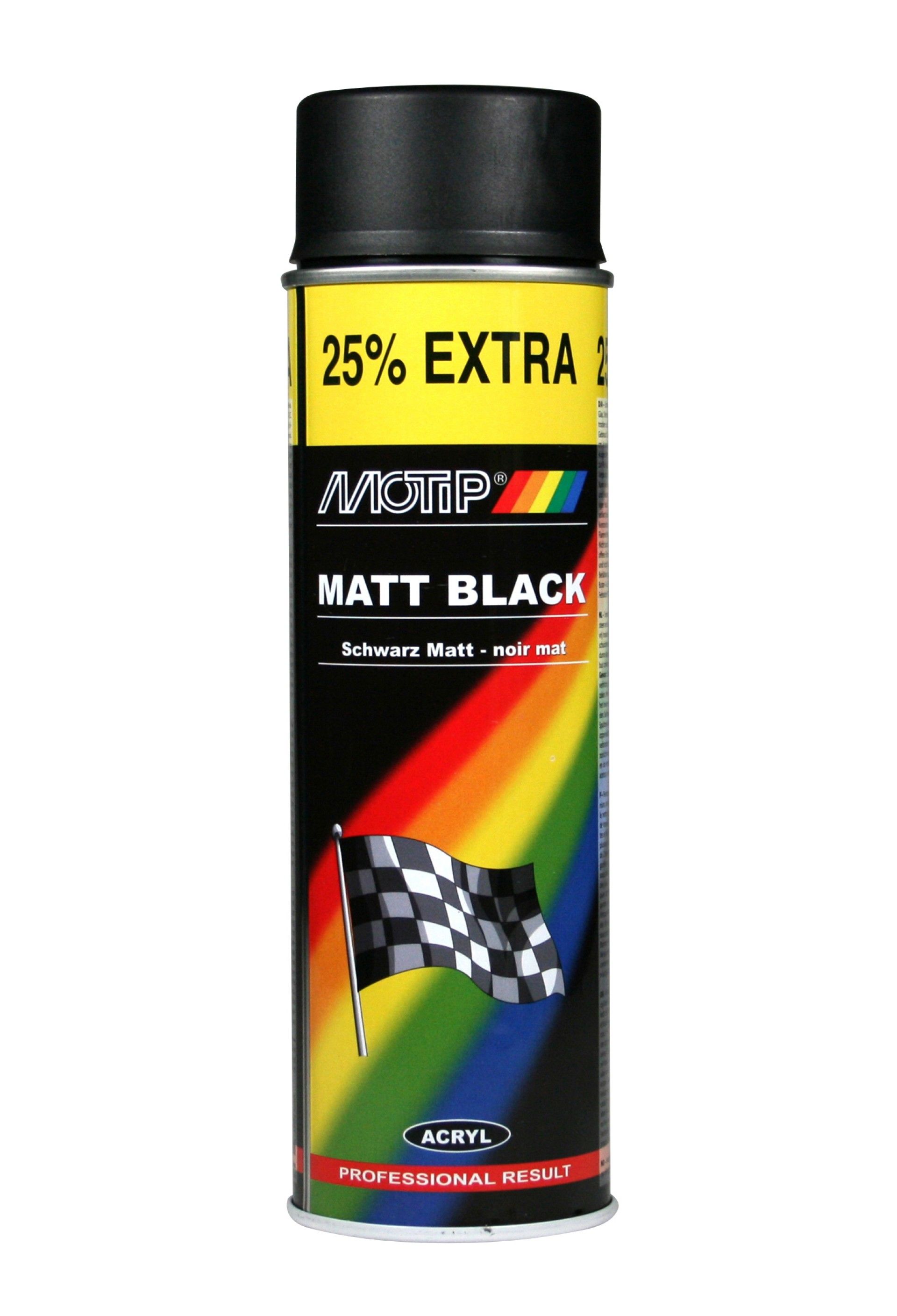 Spray Auto RAL 9005 Preto Mate 500ml