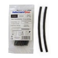 Tubo Termo Retrátil 48diam 4,8mm Preto 10 unidades Tubo Termo Retrátil 48diam 4,8mm Preto 10 unidades