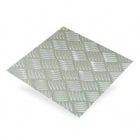 Chapa alumnio bruto, tabuleiro - 500x250mm