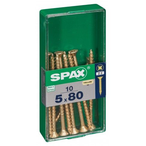SPAX CP YELLOX 5x80mm M SPAX CP YELLOX 5x80mm M