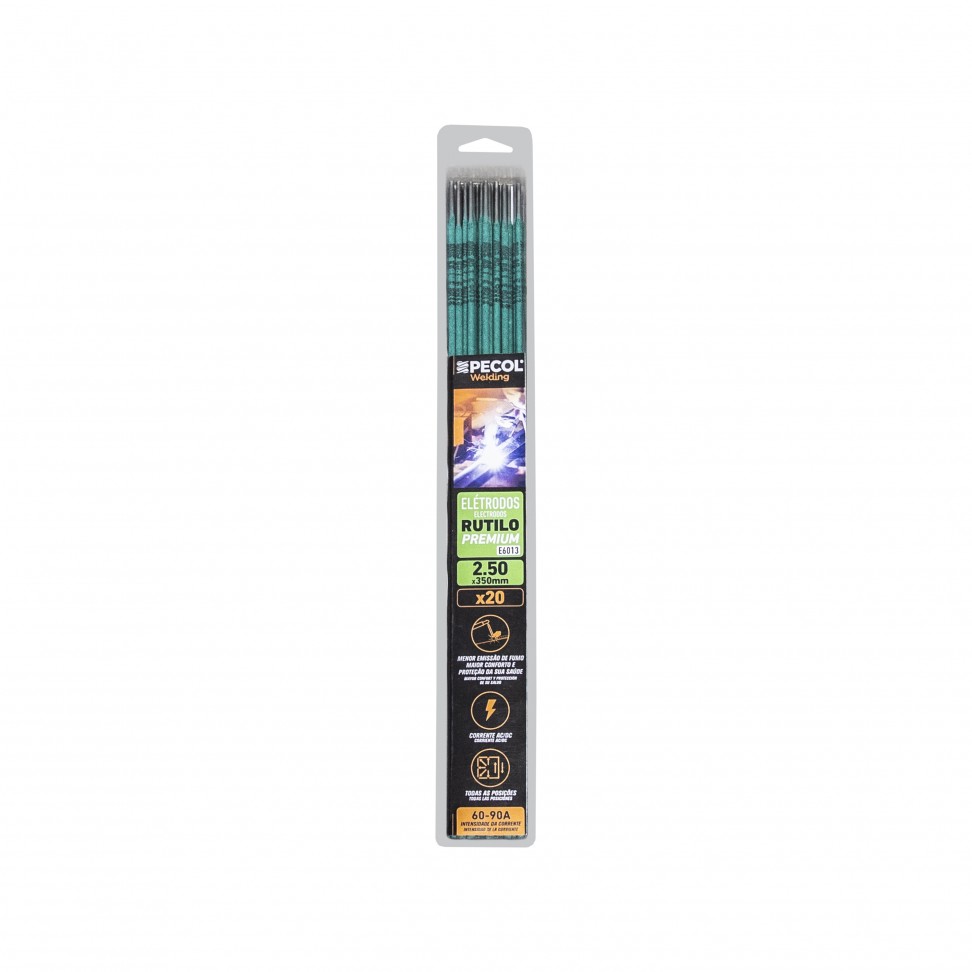 El�ctrodo Rutilo 2,50x350 Blister 20unid.