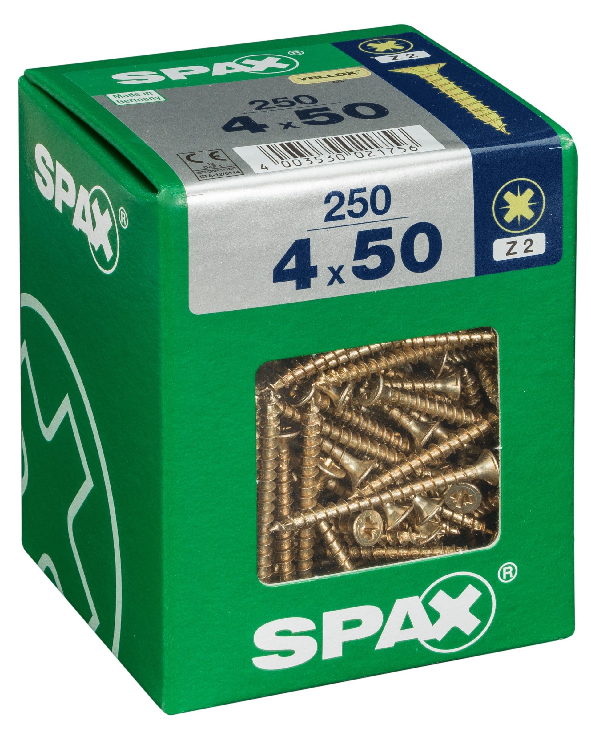 SPAX CP YELLOX 4x50mm XL