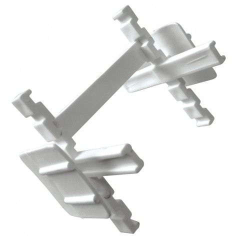 Cruzeta PVC para Bloco Vidro 10mm Cruzeta PVC para Bloco Vidro 10mm