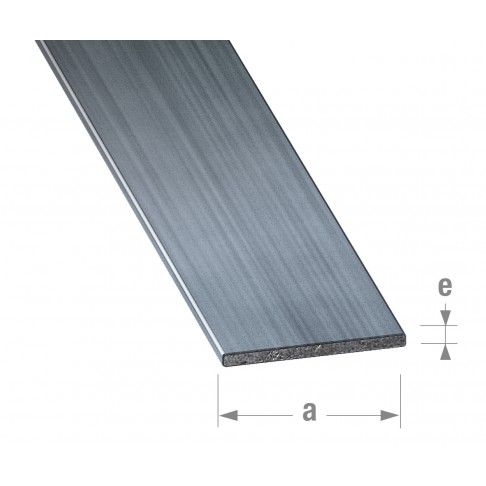 Perfil Plano Aço 10x2mm -1m Perfil Plano Aço 10x2mm -1m