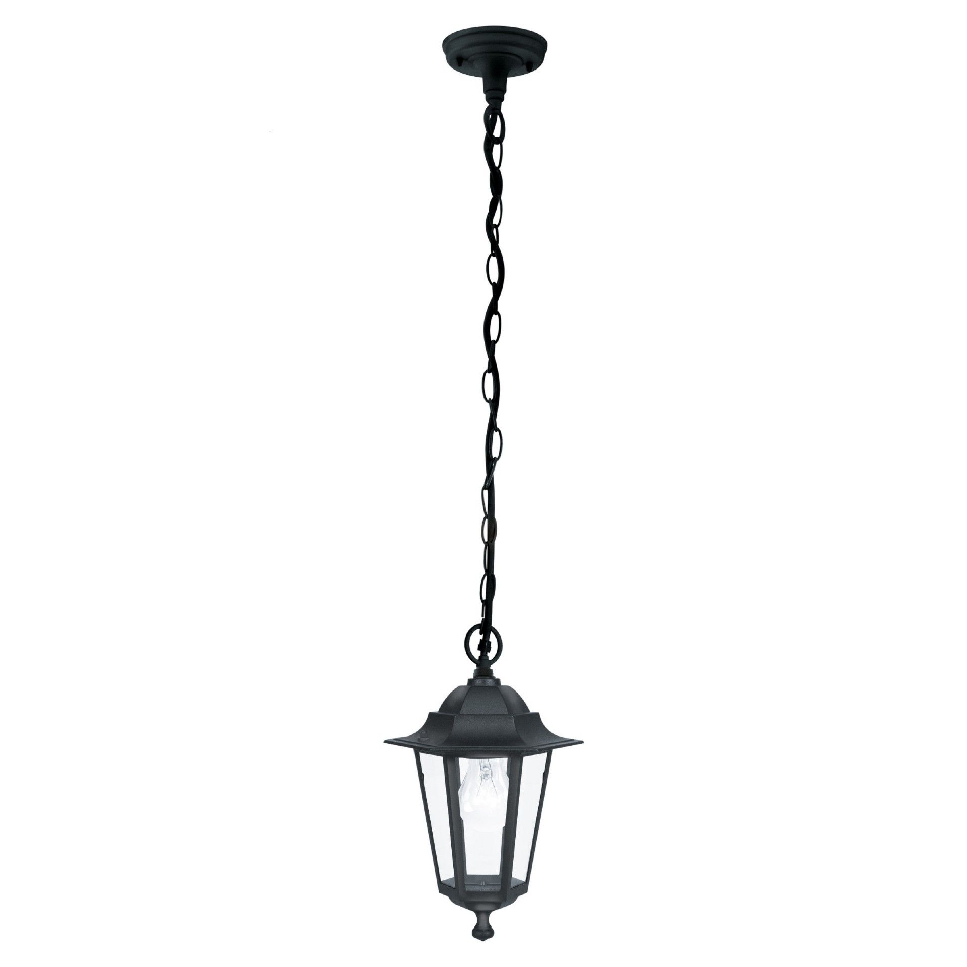 Suspensão Exterior Sextavado E27 Ip44 Preto