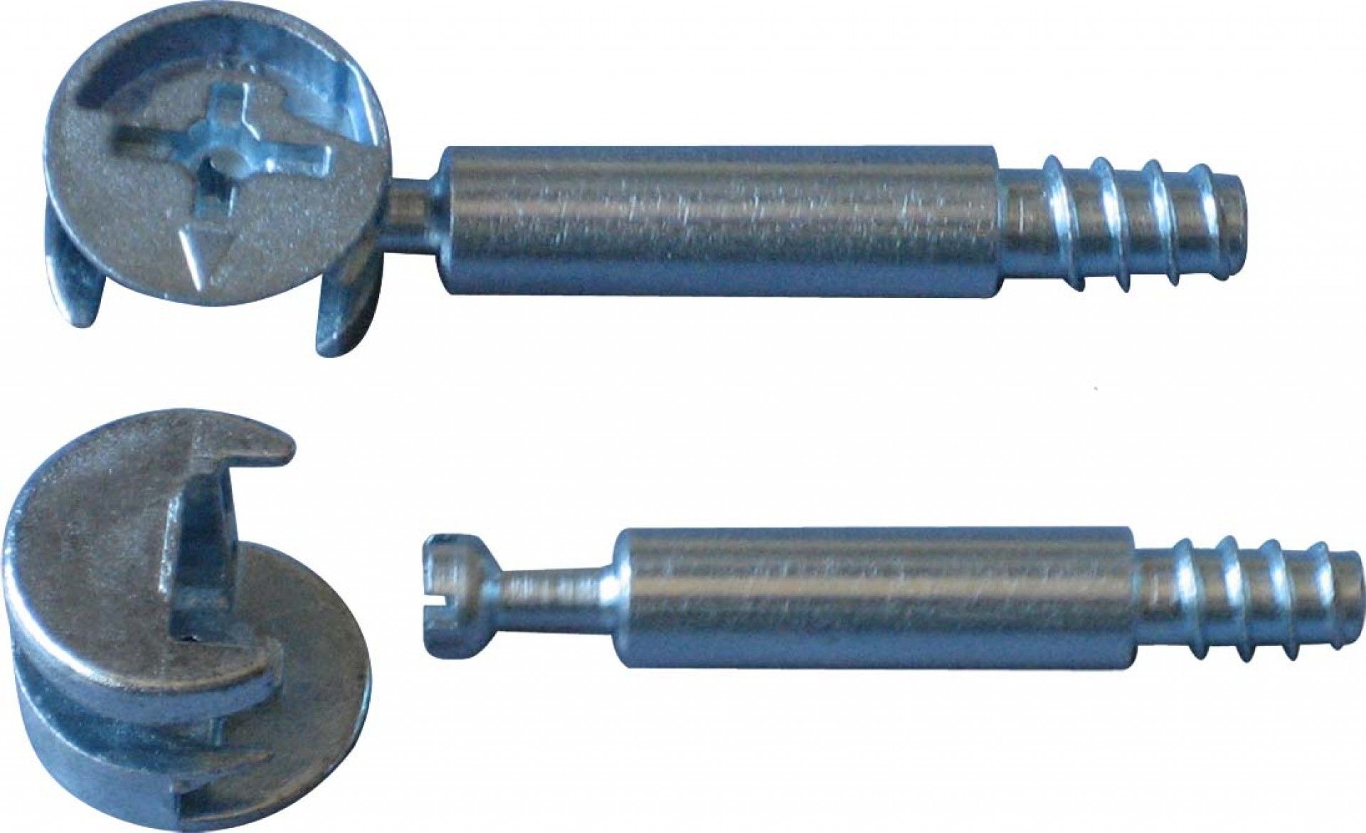 Parafuso Minifix 15x18mm Galvanizado