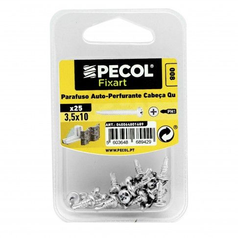 Parafuso AutoPerfurante Cabeça de Queijo 3,5x10 Parafuso AutoPerfurante Cabeça de Queijo 3,5x10