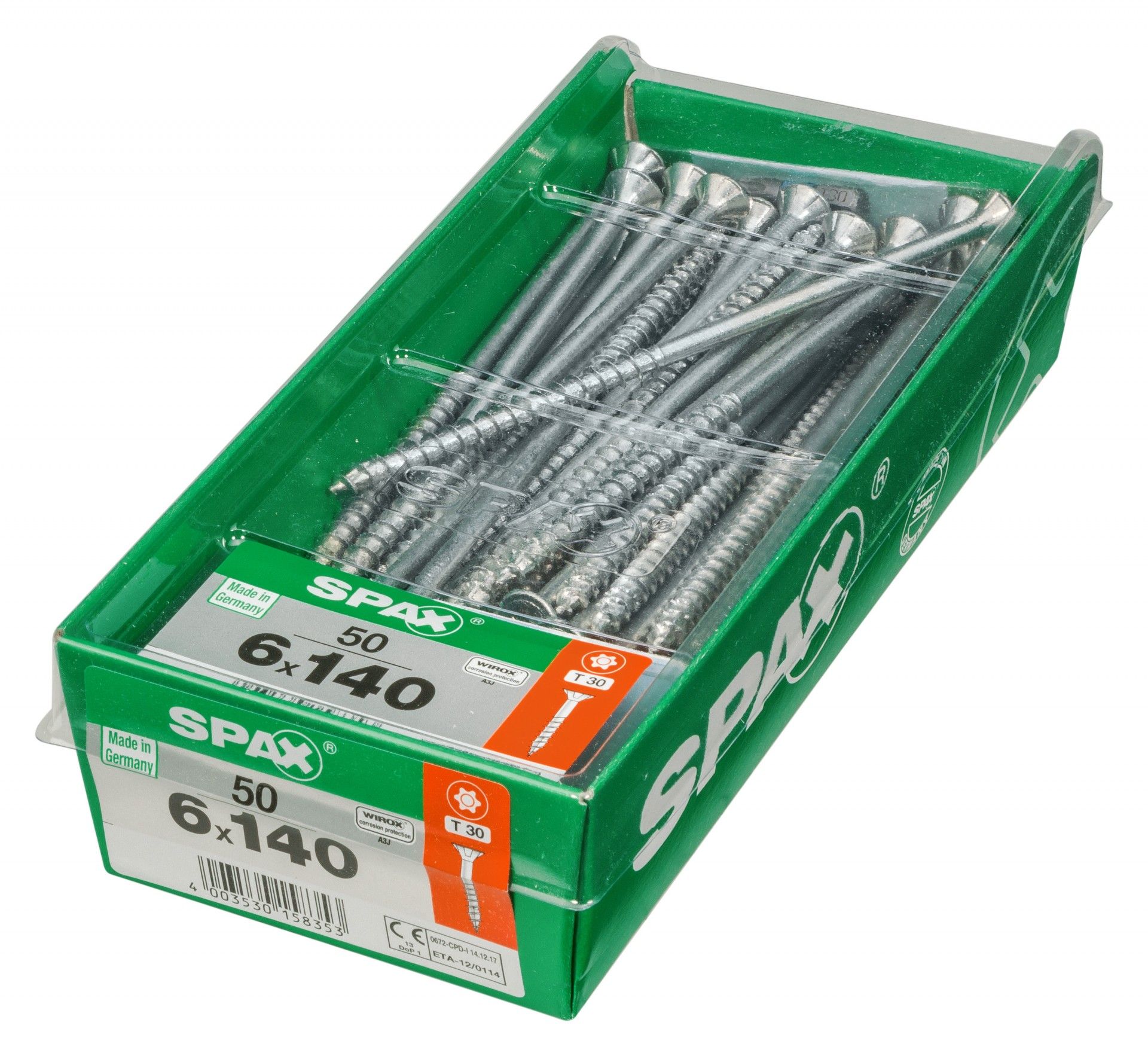 SPAX TRX CP WIROX 6x140mm STK