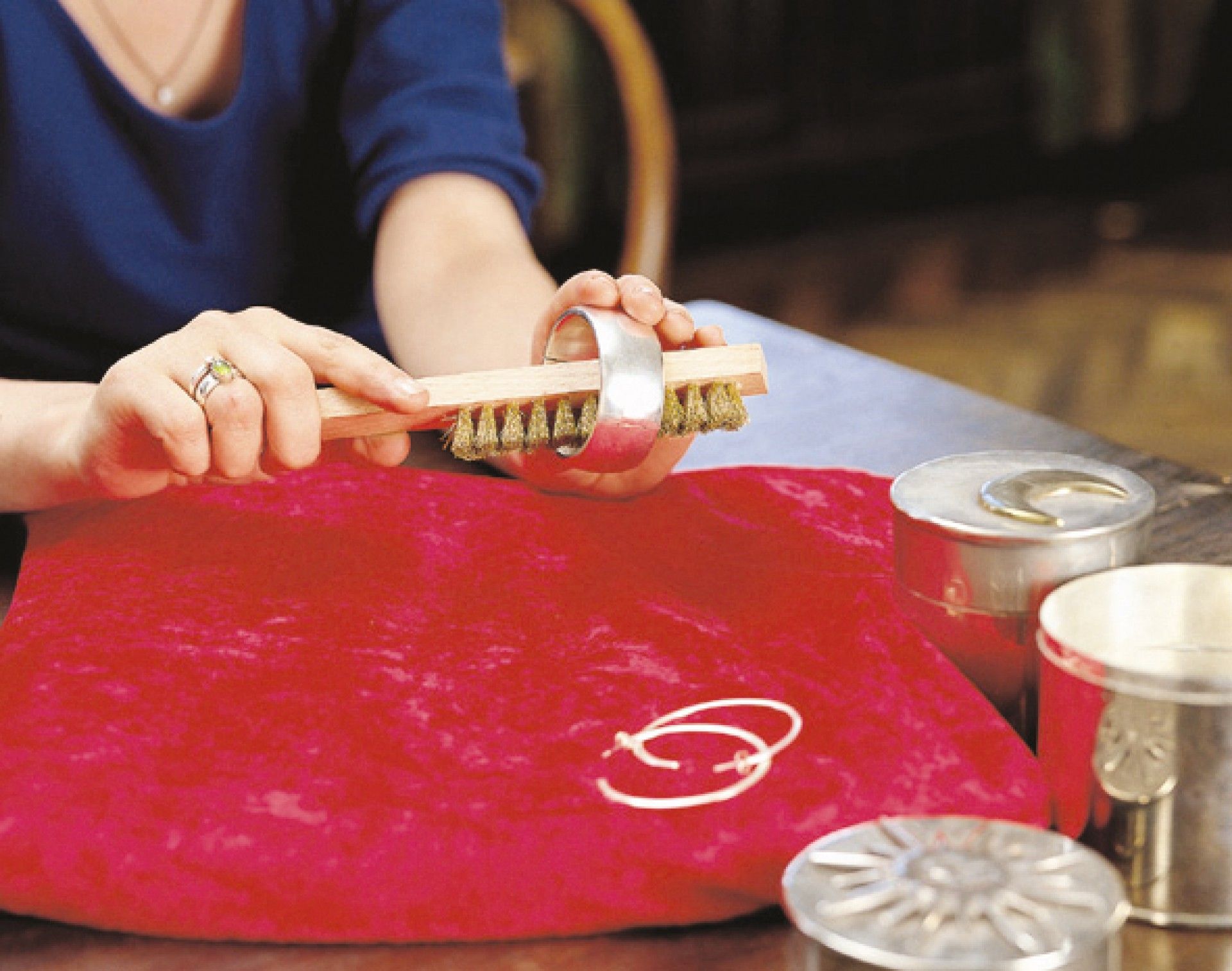 Escova de Raspagem Fina 4 Filas