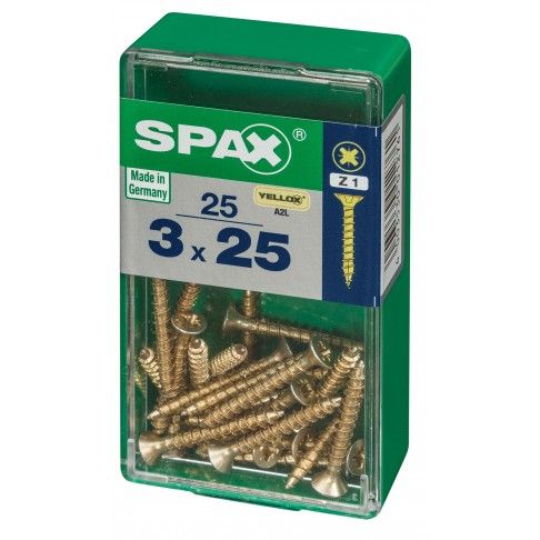 SPAX CP YELLOX 3x25mm S SPAX CP YELLOX 3x25mm S