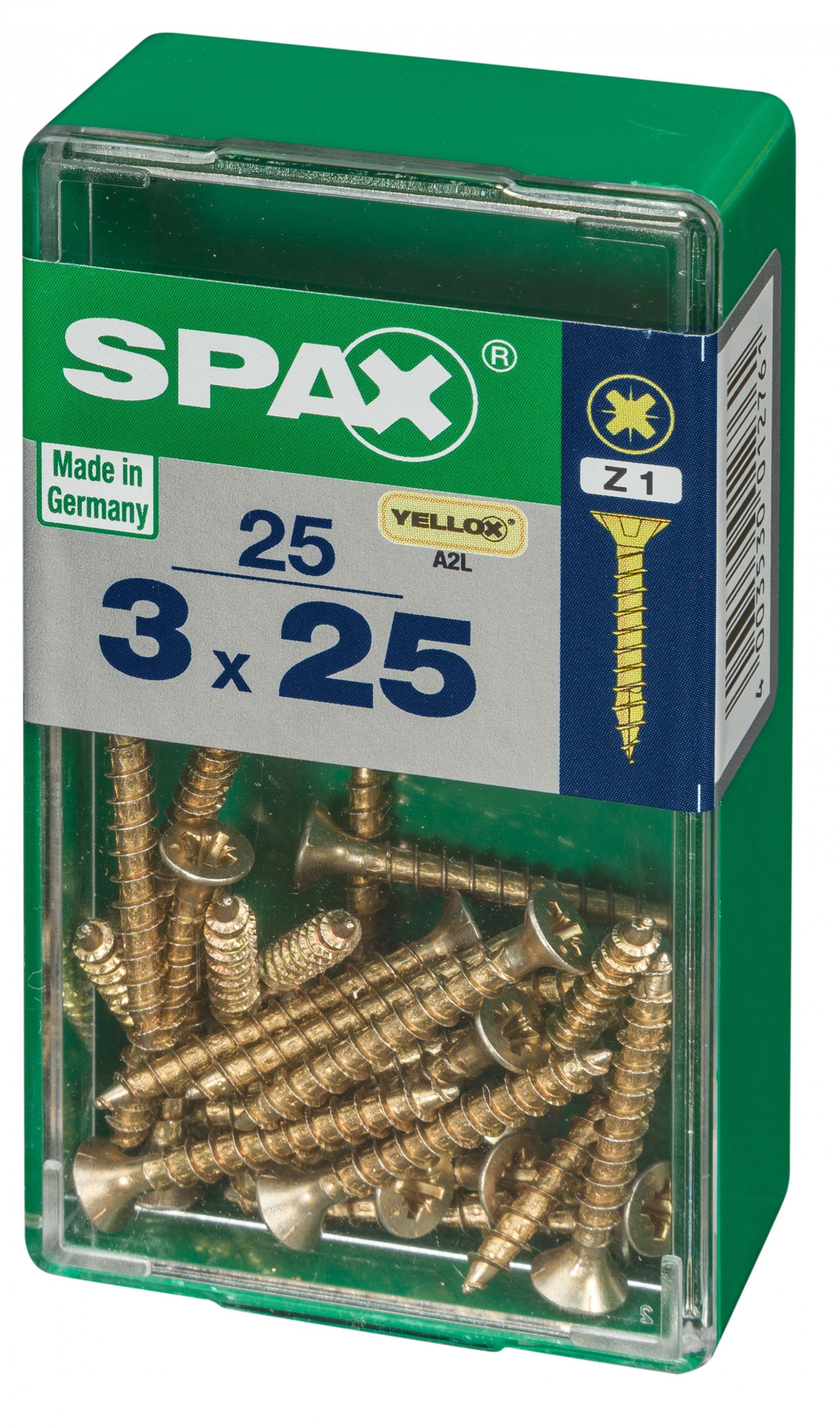 SPAX CP YELLOX 3x25mm S