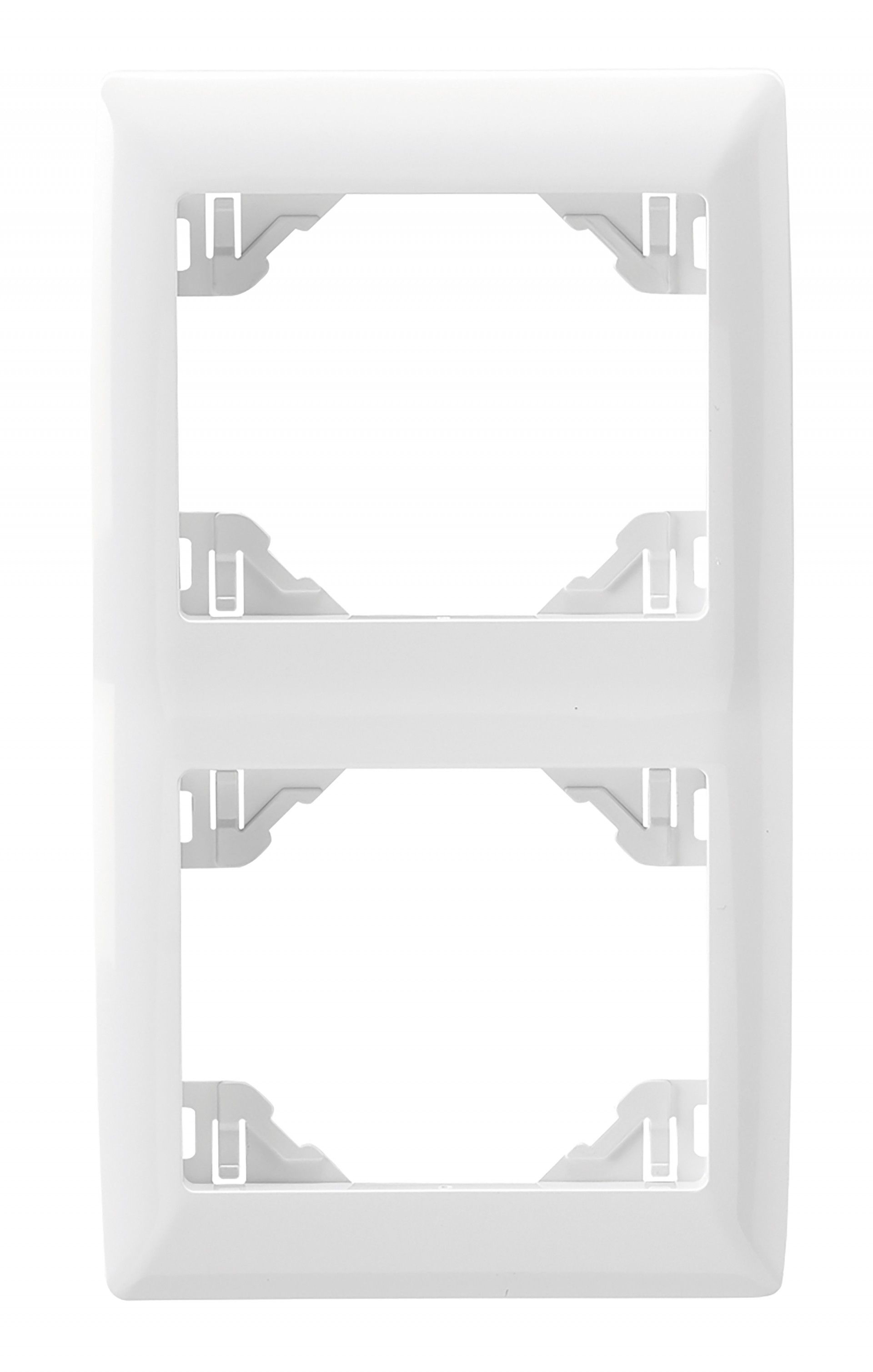 Espelho Duplo Vertical Branco Sirius 70