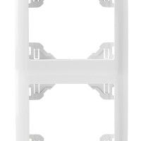 Espelho Duplo Vertical Branco Sirius 70