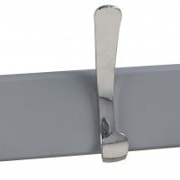 Cabide 3 Ganchos Madeira Cinza/Metal Cabide 3 Ganchos Madeira Cinza/Metal