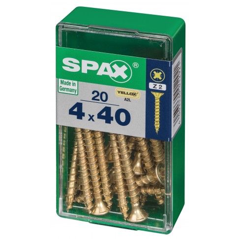 SPAX CP YELLOX 4x40mm S 