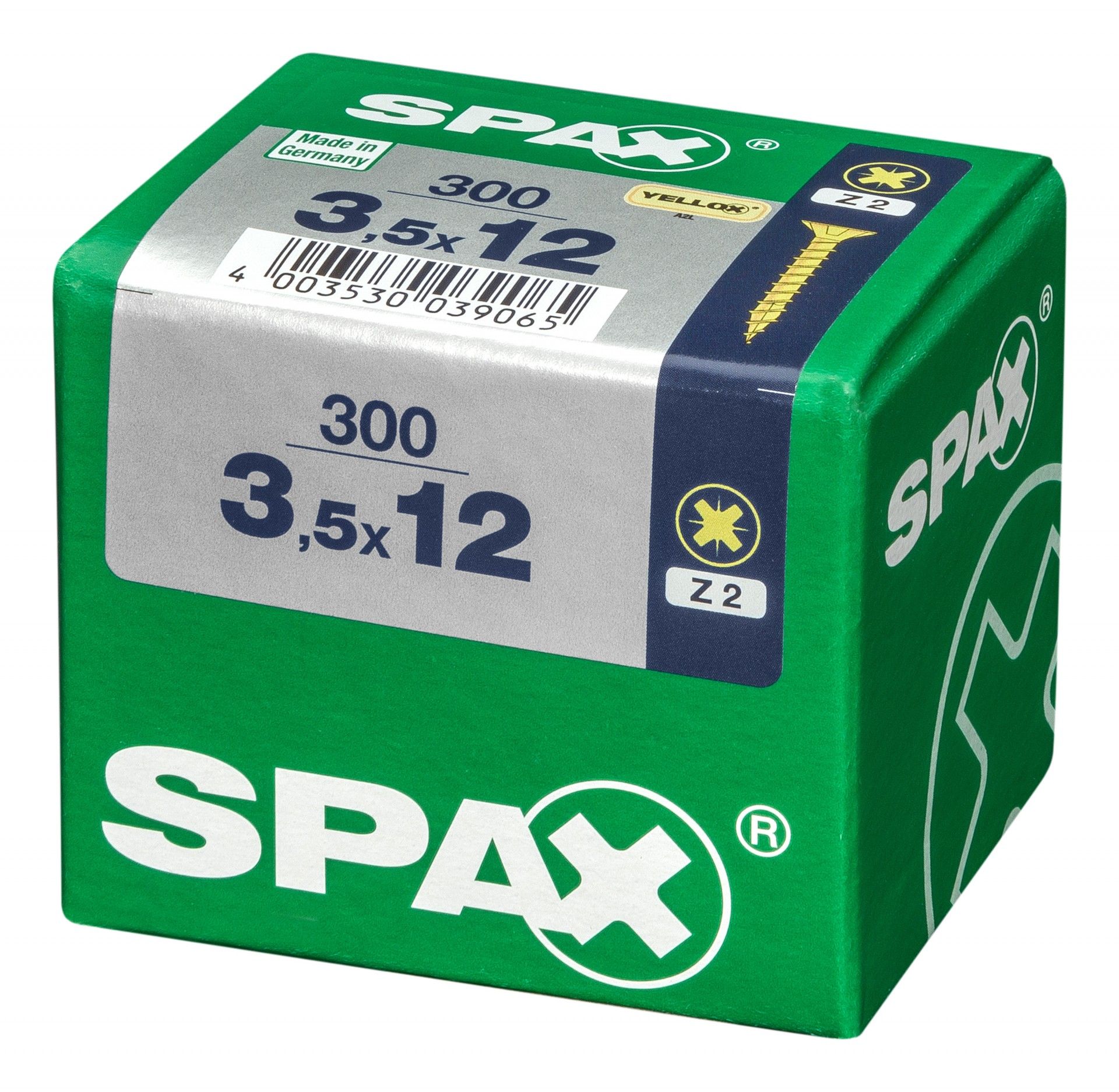 SPAX CP YELLOX 3,5x12mm L