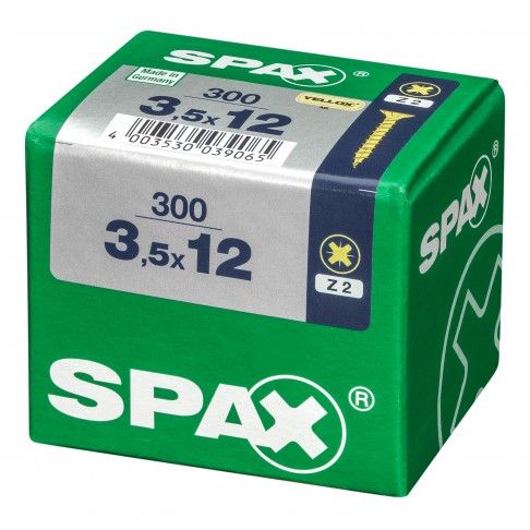 SPAX CP YELLOX 3,5x12mm L SPAX CP YELLOX 3,5x12mm L