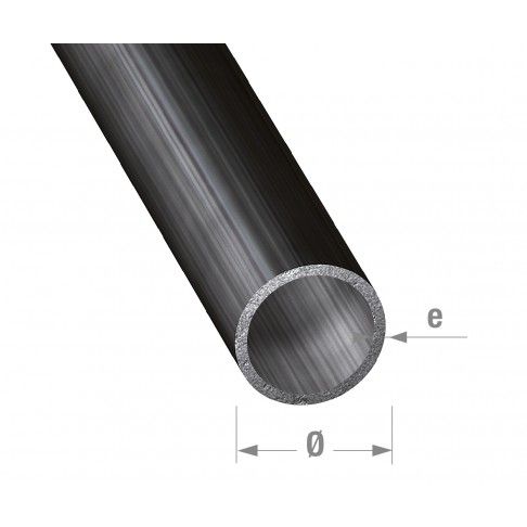 Tubo aço redondo 12mm - 1m Tubo aço redondo 12mm - 1m