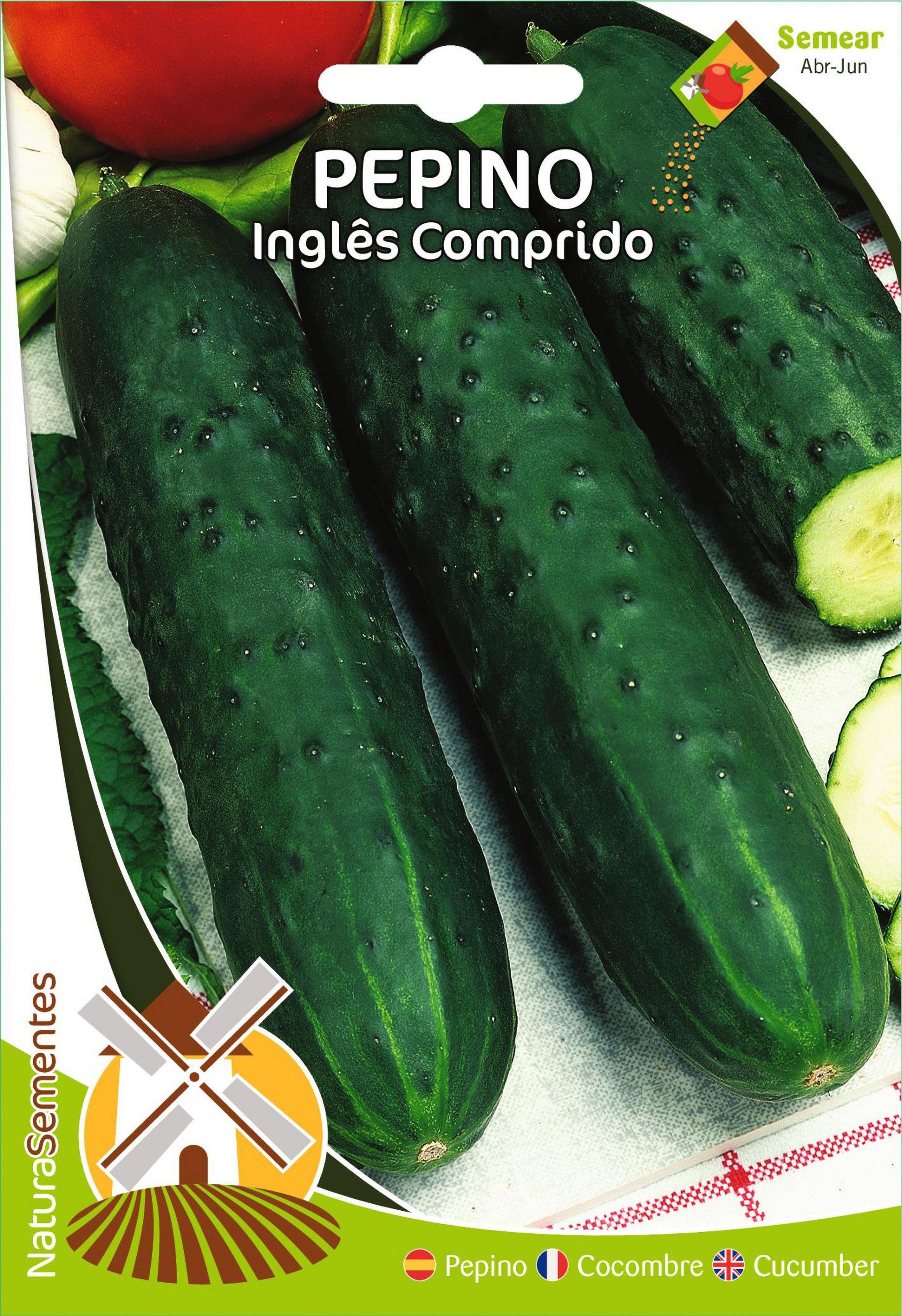 Pepino Inglês Comprido