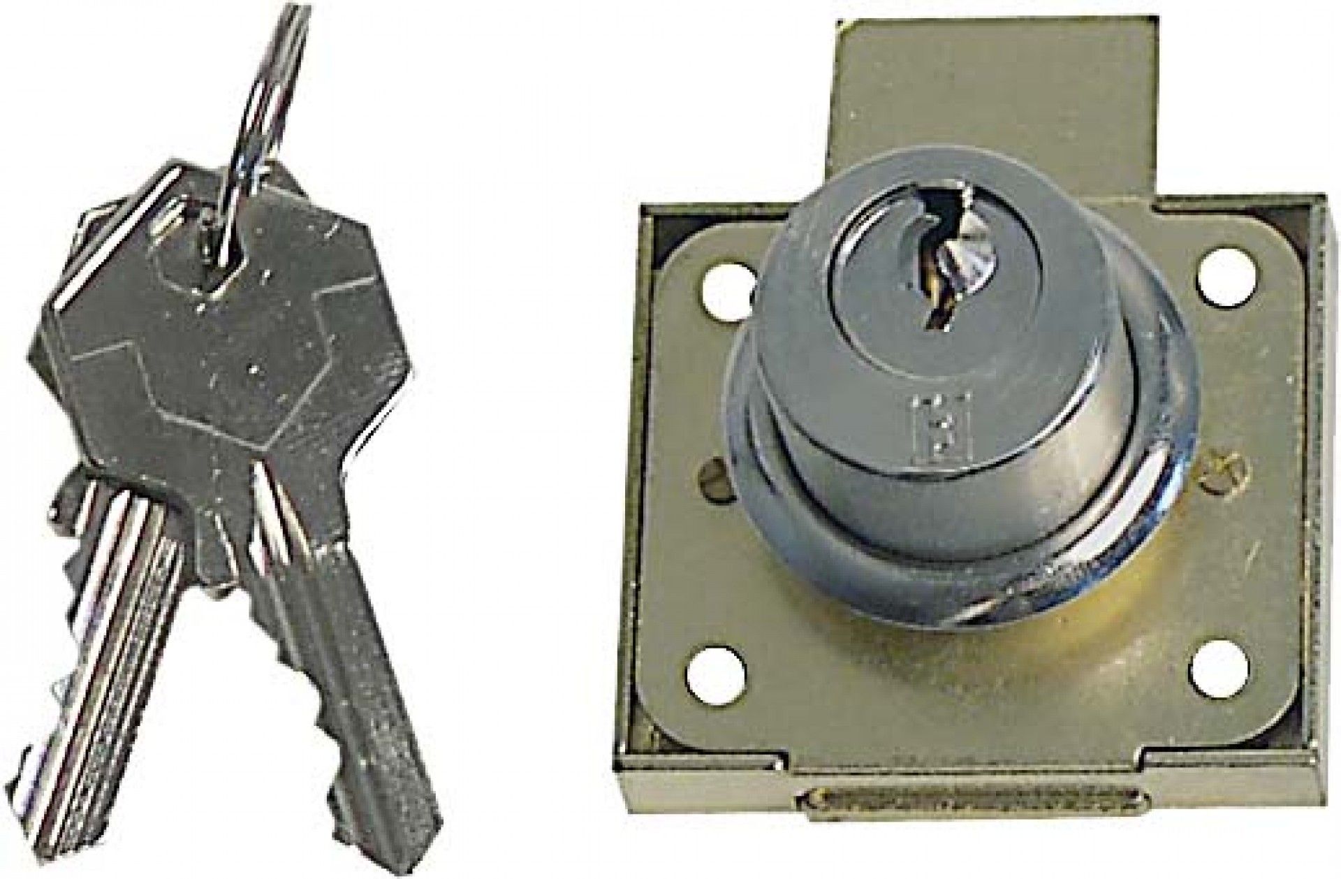 Fechadura 35x40x20mm Latão Satinado