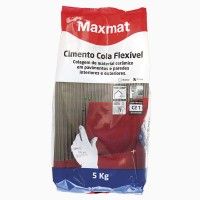 Cimento Cola Flexível Branco 5Kg Cimento Cola Flexível Branco 5Kg