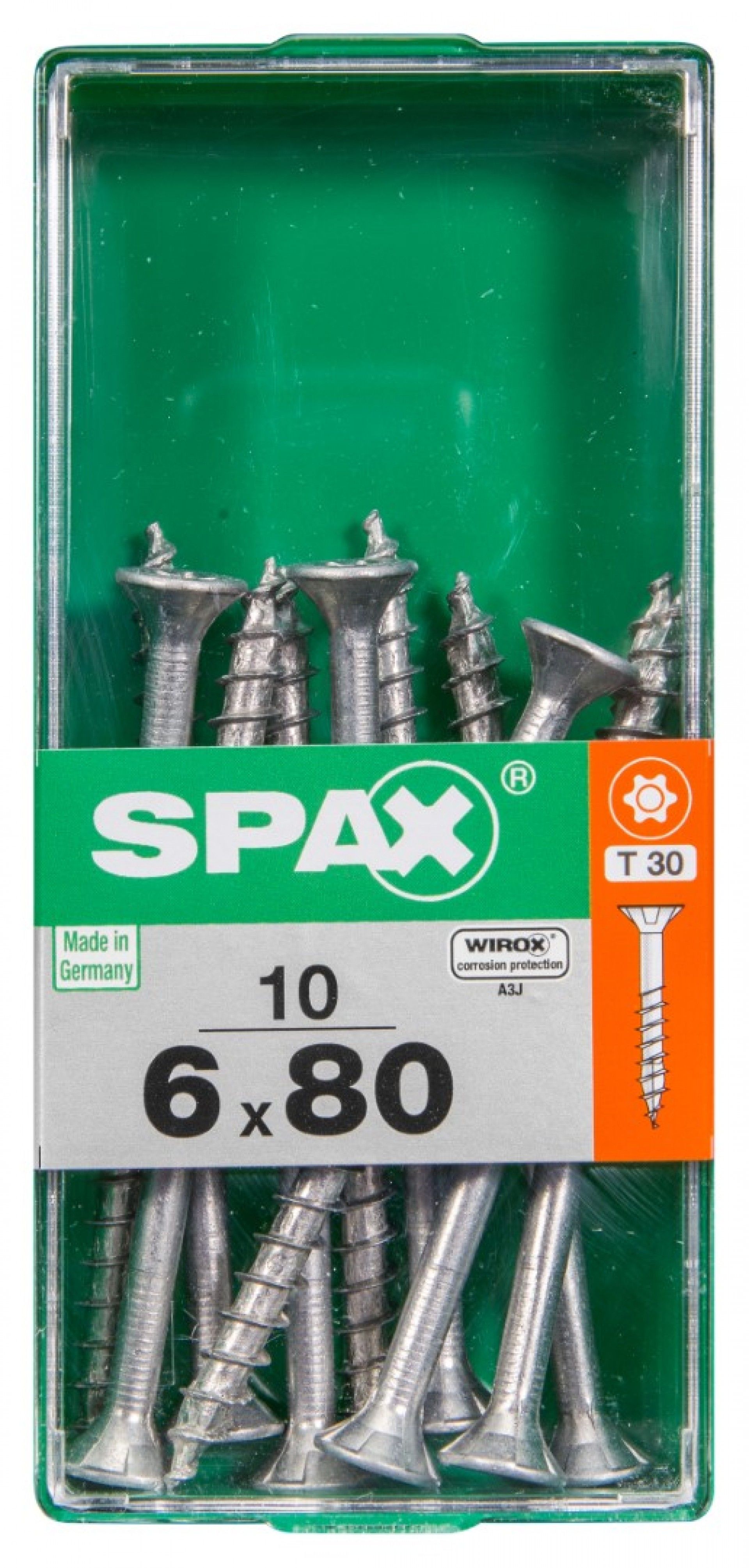 SPAX TRX CP WIROX 6x80mm M