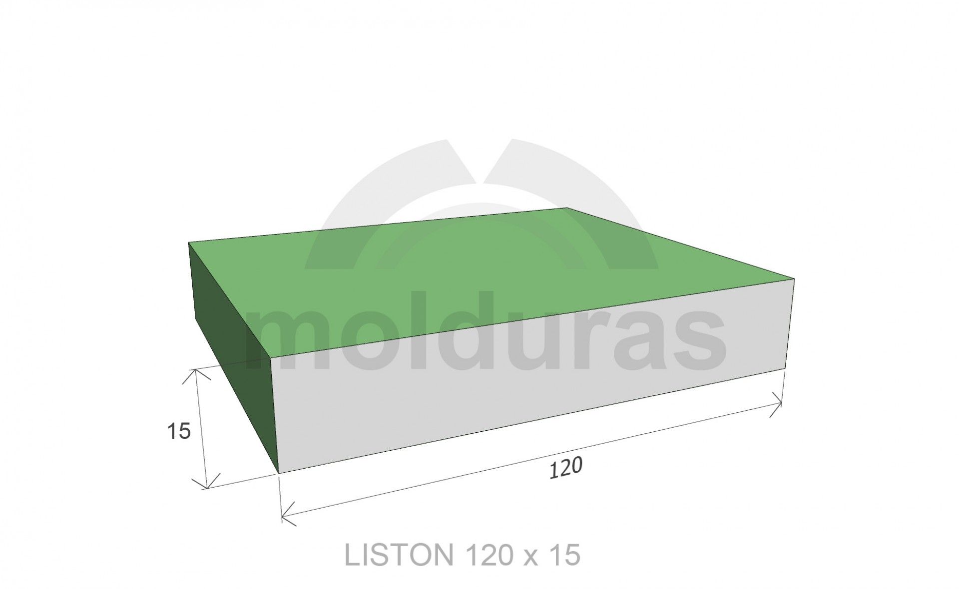 Ripa Abeto Aplainada 15x120x2400mm